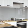 vidaXL K&ouml;gi Splashback 2 pcs Helehall 80 x 60 cm karastatud klaas