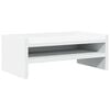 vidaXL monitorialus, valge, 42 x 24 x 16 cm, tehispuit