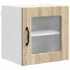 vidaXL Seinaklaasikapp PORTO Sonoma tamm 40 x 31 x 40 cm Tehispuit