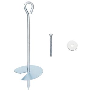 vidaXL Muldade ankurdus 10 pcs H&otilde;bedane &Oslash;10 x 30 cm
