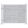 vidaXL Aia aed 85 x 70 cm Roostevaba teras H&otilde;bedane Lukustatav