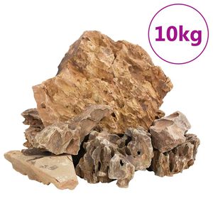 vidaXL dragon kivid, 10 kg, pruun, 5-30 cm