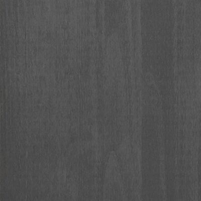 vidaXL öökapp "HAMAR", 2 tk tumehall, 40x35x62 cm, männipuit