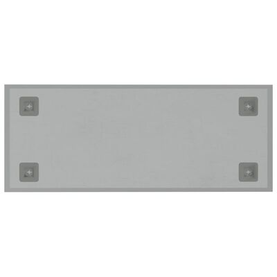 vidaXL seinakinnitusega magnettahvel, valge , 50 x 20 cm, klaas