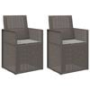 vidaXL Aia Toitlustustoolid 2 pcs Helehall PP