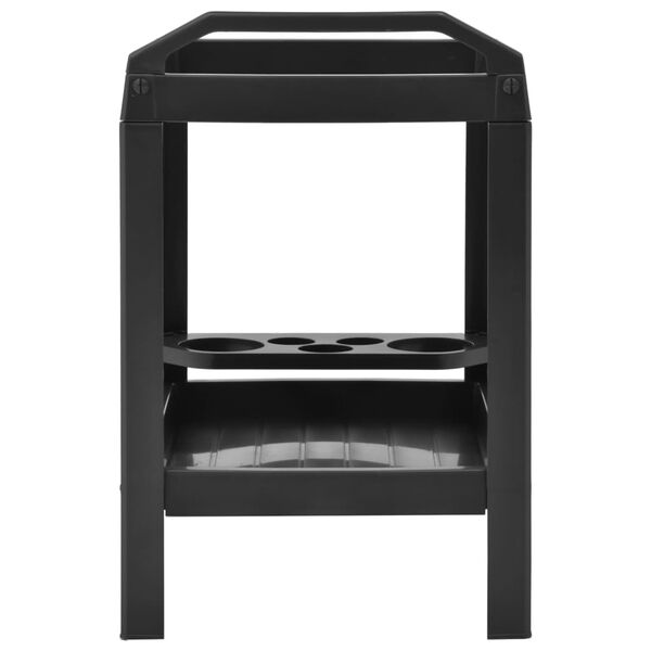 vidaXL joogikäru, antratsiithall, 69 x 53 x 72 cm, plastist