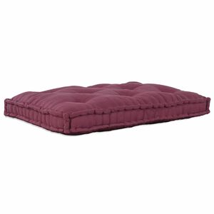 vidaXL Pallet diivanipatjade padi Bordeaux 120 x 80 x 12 cm kangas