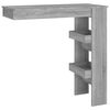 vidaXL seina baarilaud, hall Sonoma tamm, 102x45x103,5 cm, tehispuit