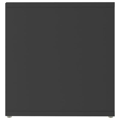 vidaXL telerikapp, hall, 72x35x36,5 cm, puitlaastplaat