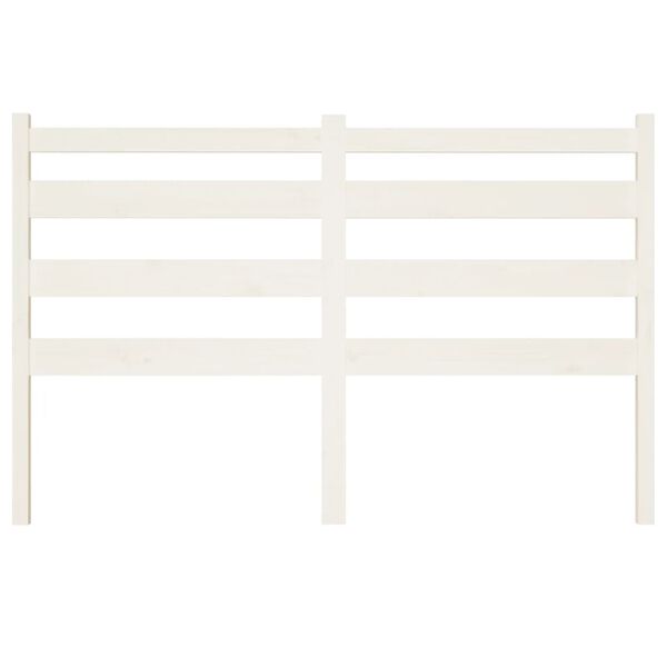 vidaXL voodipeats, valge, 186 x 4 x 100 cm, m&auml;nnipuit