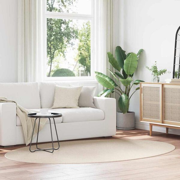 vidaXL Alavaibad Ovaalne HUARTE Beež 160 x 230 cm 100% Pol&uuml;ester