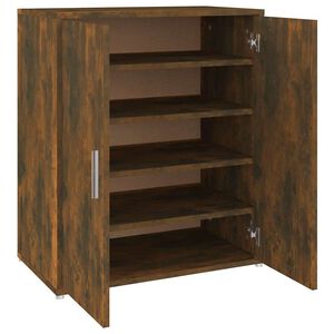 vidaXL jalatsikapp, suitsutatud tamm, 60x35x70 cm, tehispuit