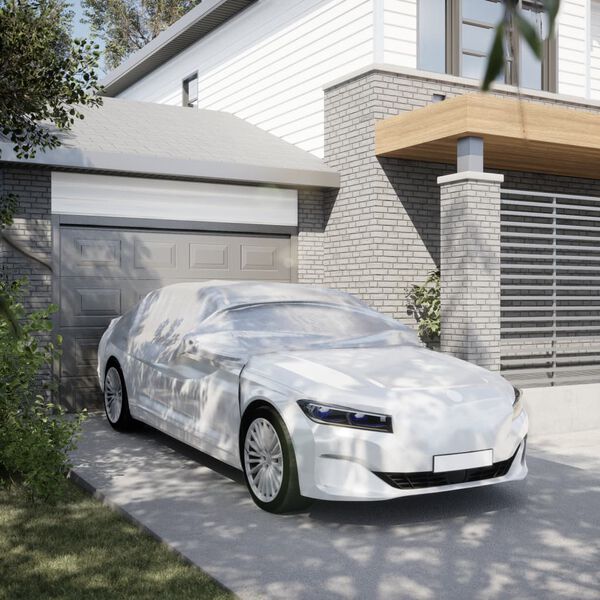 vidaXL poolik autokate konksudega h&otilde;bedane L PEVA