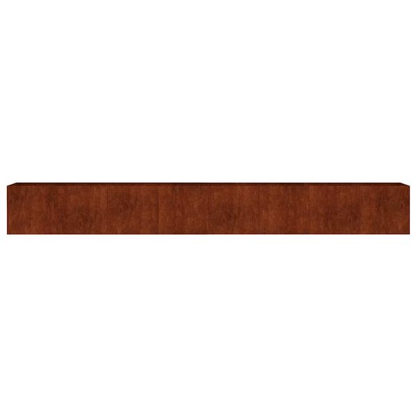 vidaXL taimekast, 360 x 40 x 40 cm, Corten-teras