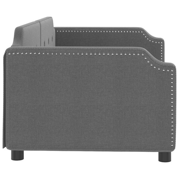 vidaXL p&auml;evavoodi, tumehall, 80x200 cm, kangas