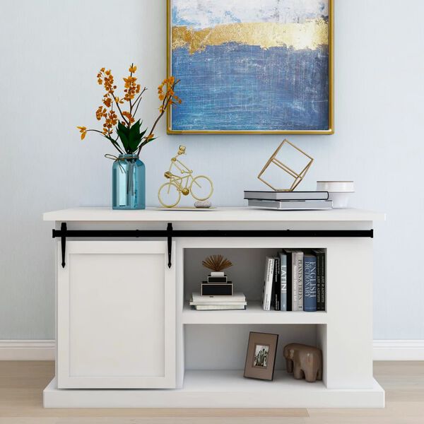 vidaXL minisuuruses liugukse komplekt, süsinikteras, 152 cm