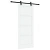 vidaXL Libisev uks ORKDAL Valge 83 x 202 cm Toekas m&auml;nnipuit