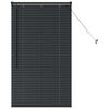 vidaXL Venetsi Rulood Must 130 x 80 cm Alumiinium