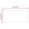 vidaXL LED vannitoapeegel, 80x40 cm
