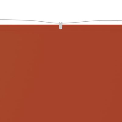 vidaXL vertikaalne varikatus terrakota 100x1200 cm Oxfordi kangas