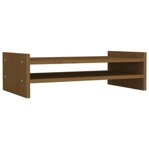vidaXL monitorialus, meepruun, 50 x 27 x 15 cm, m&auml;nnipuit