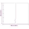 vidaXL Juuret&otilde;ke Must 1 x 5 m Polyethylene