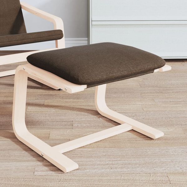 vidaXL jalapink, tumepruun, 51 x 41 x 40 cm, kangas