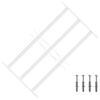 vidaXL Turva grill akendele 3 risttalaga 3 pcs 43-74 cm