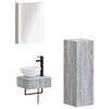 vidaXL Vannitoa kapikomplekt 4 pcs Hall Sonoma 43 x 11,5 x 60,5 cm