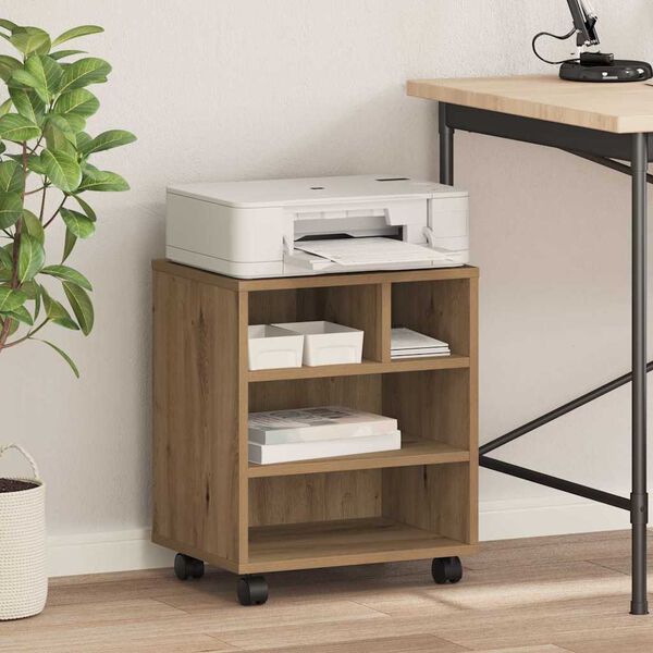 vidaXL Printeri alus käsitöötamm 41 x 32 x 48 cm Tehispuit