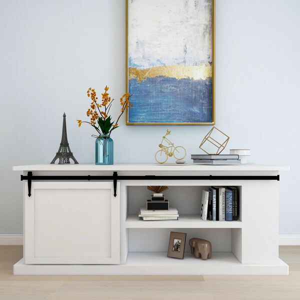 vidaXL minisuuruses liugukse komplekt, s&uuml;sinikteras, 183 cm