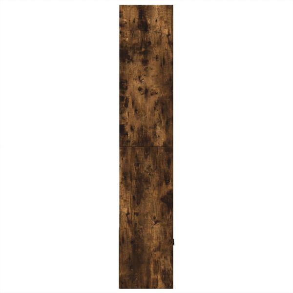 vidaXL raamaturiiul, suitsutatud tamm, 70x36x189 cm, tehispuit