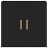 vidaXL seinakapp, must, 60x30x60 cm, tehispuit