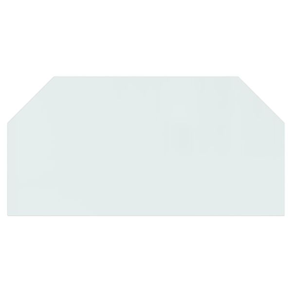 vidaXL kaminaesine klaasplaat, kuusnurk, 120x60 cm