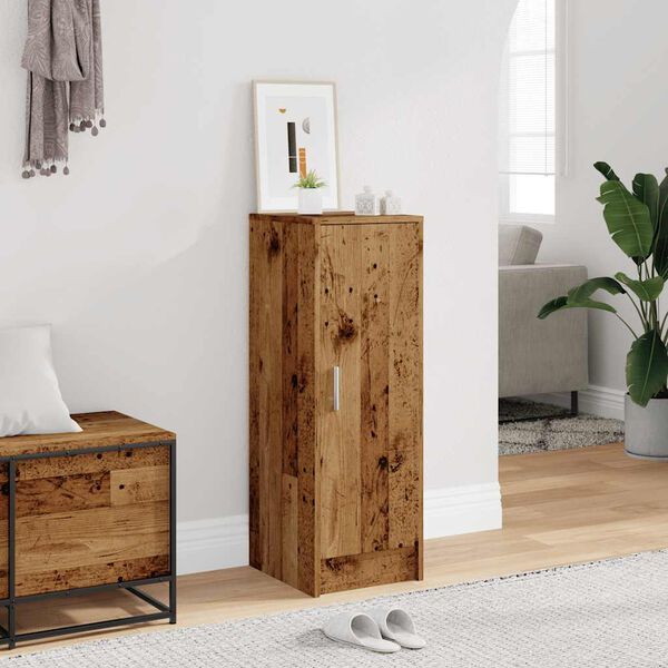 vidaXL Kingakapp Old Wood 32x35x92 cm Engineered Wood