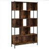 vidaXL raamatualus, suitsutatud tamm, 102 x 28 x 172 cm, tehispuit