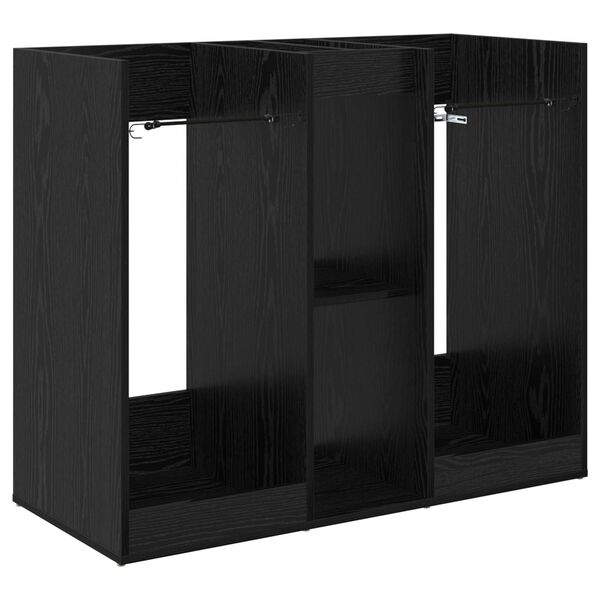 vidaXL Golfikapp &Uuml;ksv&auml;rviline Must tamm 102 x 45 x 85,5 cm