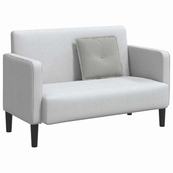 vidaXL Seljatugi padi Helehall 50 x 45 cm Mikrofiber kangas