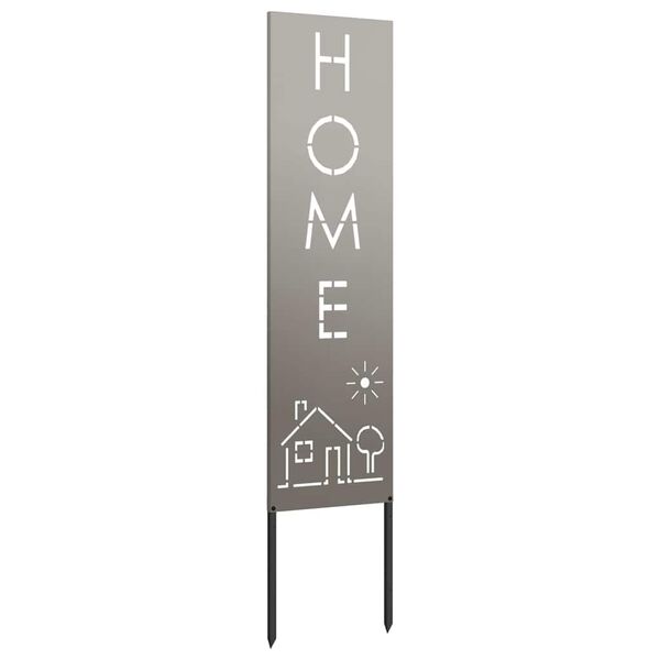 vidaXL Aia privaatsuse kate Rooste 32 x 140 cm Kulunud teras