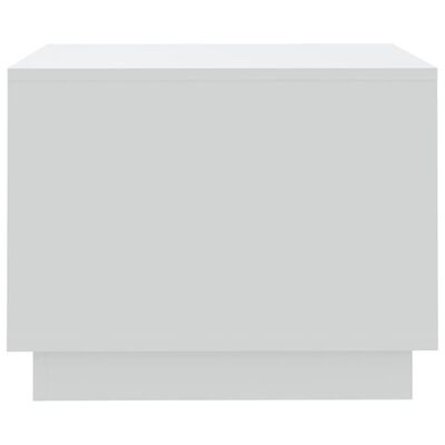 vidaXL kohvilaud, valge, 55 x 55 x 43 cm, puitlaastplaat