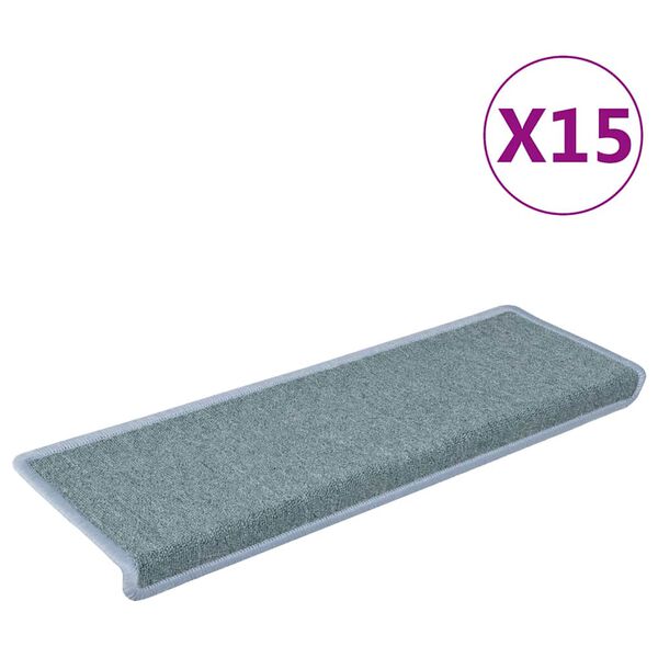 vidaXL trepimatid 15 tk 65 x 21 x 4 cm meresinised ristk&uuml;likukujulised servad