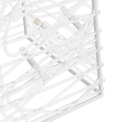 vidaXL akrüülist dekoratiivne valguskoonus, LED-tuli, soe valge, 90 cm