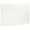 vidaXL 6 paneeliga ruumijagaja 2 tk, valge, 240 x 180 cm, teras