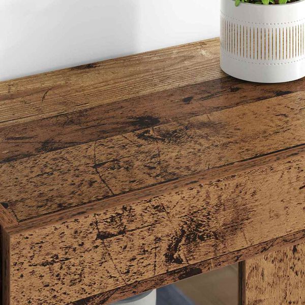 vidaXL Seinakapid 2 pcs Vana puit 69,5 x 34 x 90 cm Tehispuit