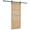 vidaXL Libisev uks Naturaalne 83 x 202 cm Toekas m&auml;nnipuit