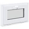 vidaXL Keldriakendus RISOR 60 x 40 cm PVC ja klaas Valge