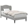 vidaXL Voodi raam peaga Helehall 90 x 190 cm Samet
