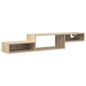 vidaXL Seinale paigaldatav TV kapp Seinale kinnitav Sonoma tamm