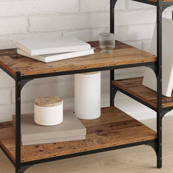 vidaXL Raamatute riiuli plaat 4 pcs Pruun 60 x 40 x 1,5 cm Tehispuit