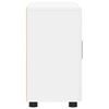 vidaXL K&otilde;ide riiuliga uksega Valge 88,5 x 30,5 x 55,5 cm Tehispuit